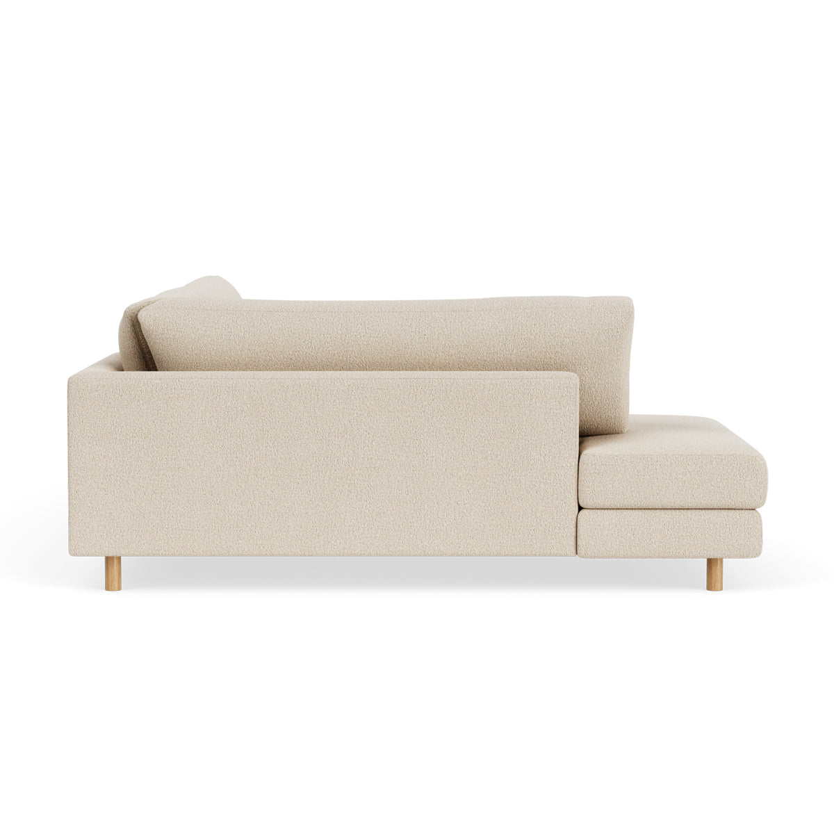 Douglas Boucle Left Corner Sofa - Modern L-Shaped Sectional Couch for Living Room, Lounge & Small Spaces | Soft Fabric Upholstery, Comfortable Seating | Perfect for Apartments, Home Theater & Family Gatherings