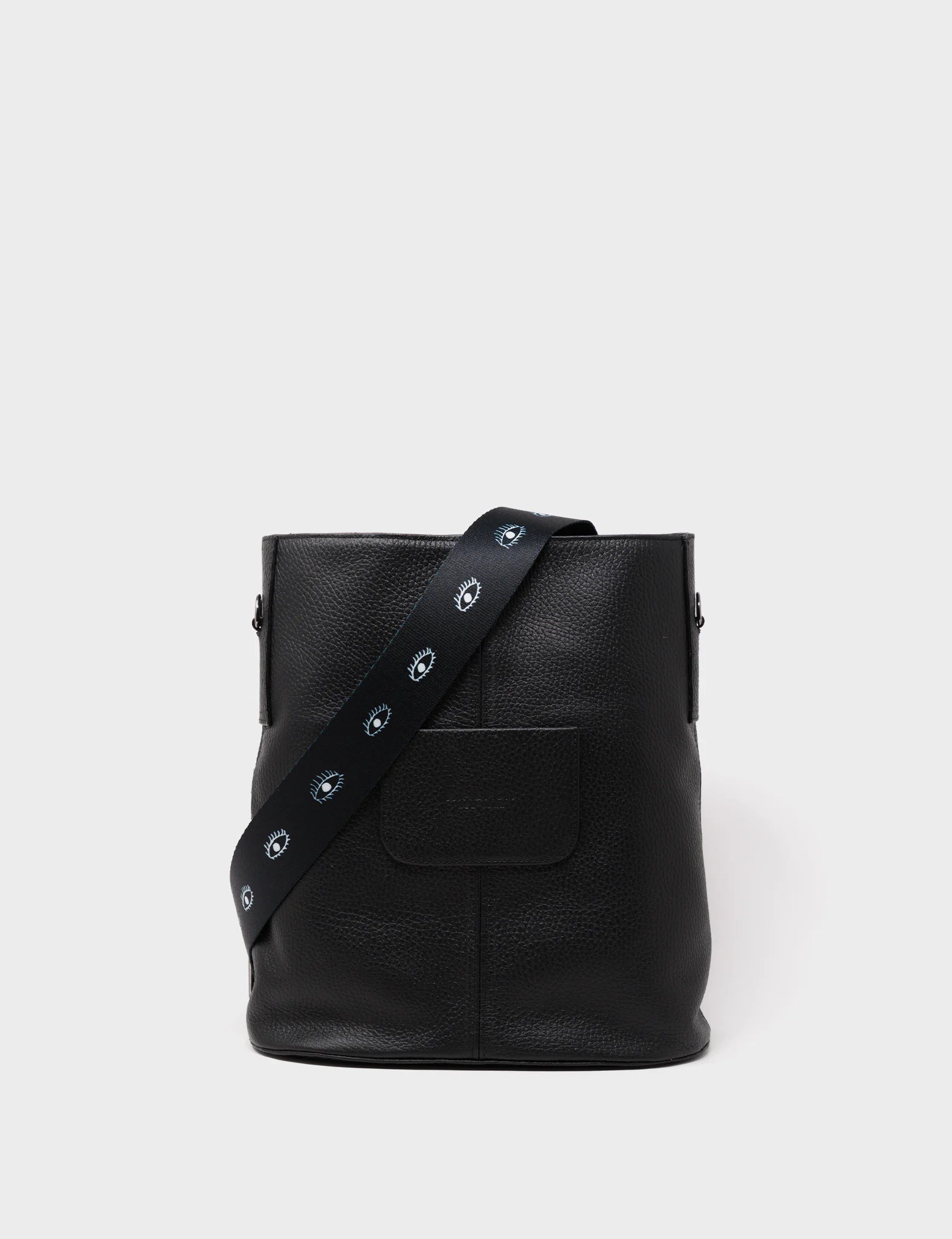 Vincent Genuine Black Leather Shoulder Bag for Men & Women - Premium Quality Crossbody Messenger Bag - Perfect for Work, Travel & Everyday Use | Studio O.C.T.O.