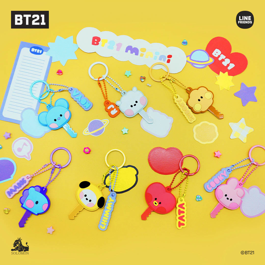 BT21 Mini Key Cover - Koya Cute Character Keychain Protector for Keys, Bags & Backpacks | Perfect for BT21 Fans, KPOP Lovers & BTS Merch Collectors