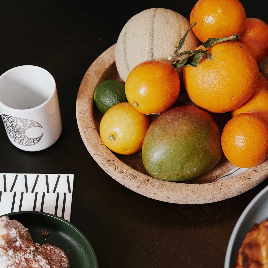 Vitra Jasper Morrison Cork Bowl - Eco-Friendly Kitchen & Dining Accessory for Serving, Storage & Decor