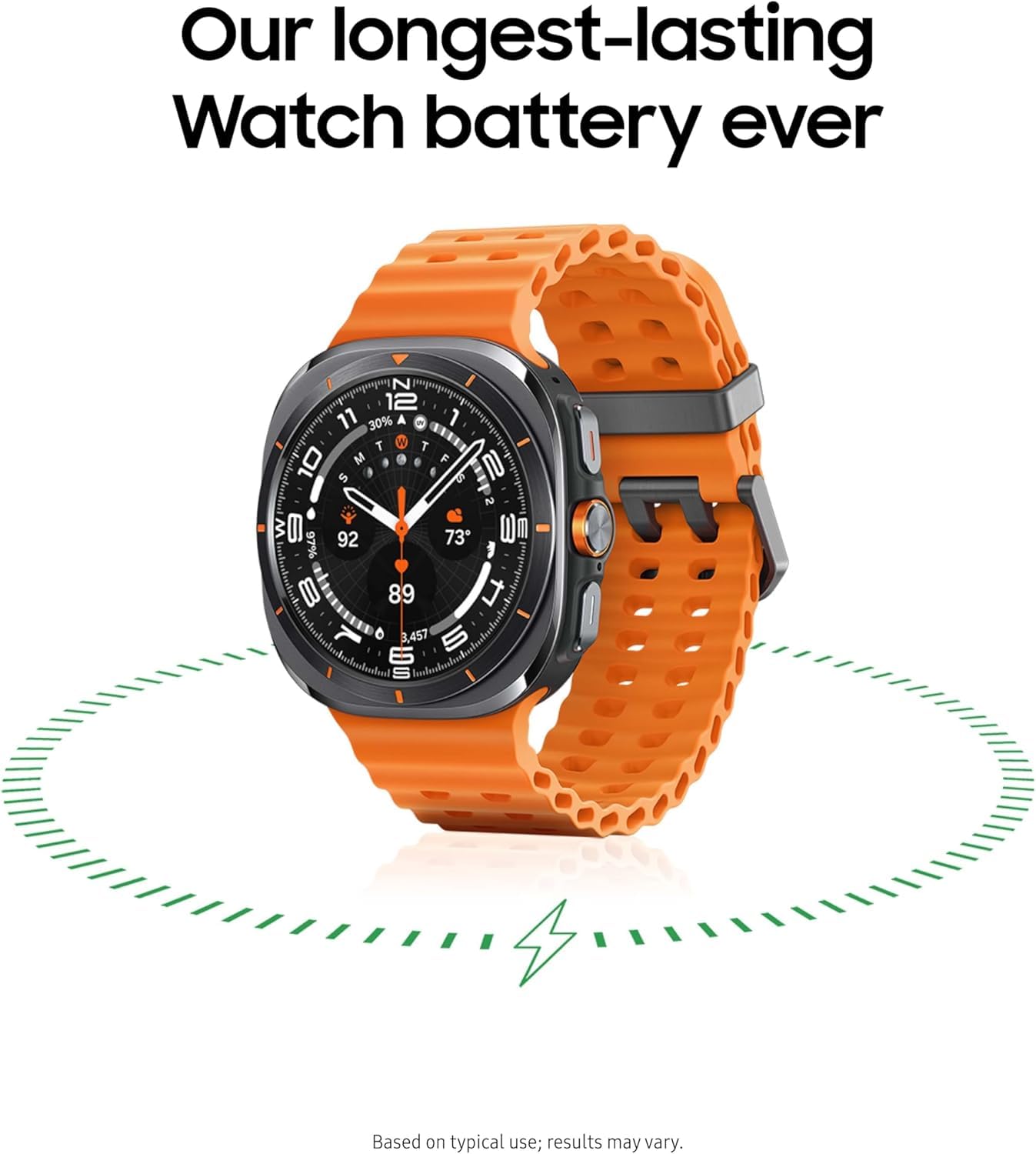 SAMSUNG Galaxy Watch Ultra 47mm Titanium Smartwatch (Renewed, Gray) - GPS + Cellular, AI Health Tracker with Heart Rate Monitor, Sleep Tracking & Fitness Features | Perfect for Workouts, Running & Daily Activity Monitoring