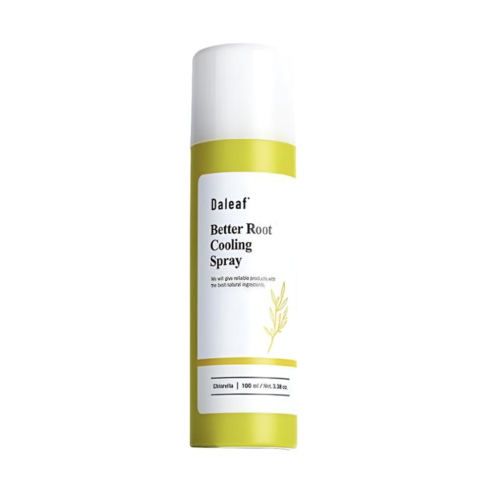 Daleaf Chlorella Better Root Cooling Spray 100ml - Natural Hair Scalp Refresher for Dryness & Itch Relief | Perfect for Summer, Gym & Outdoor Activities