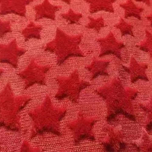 Embroidery Stars - Red