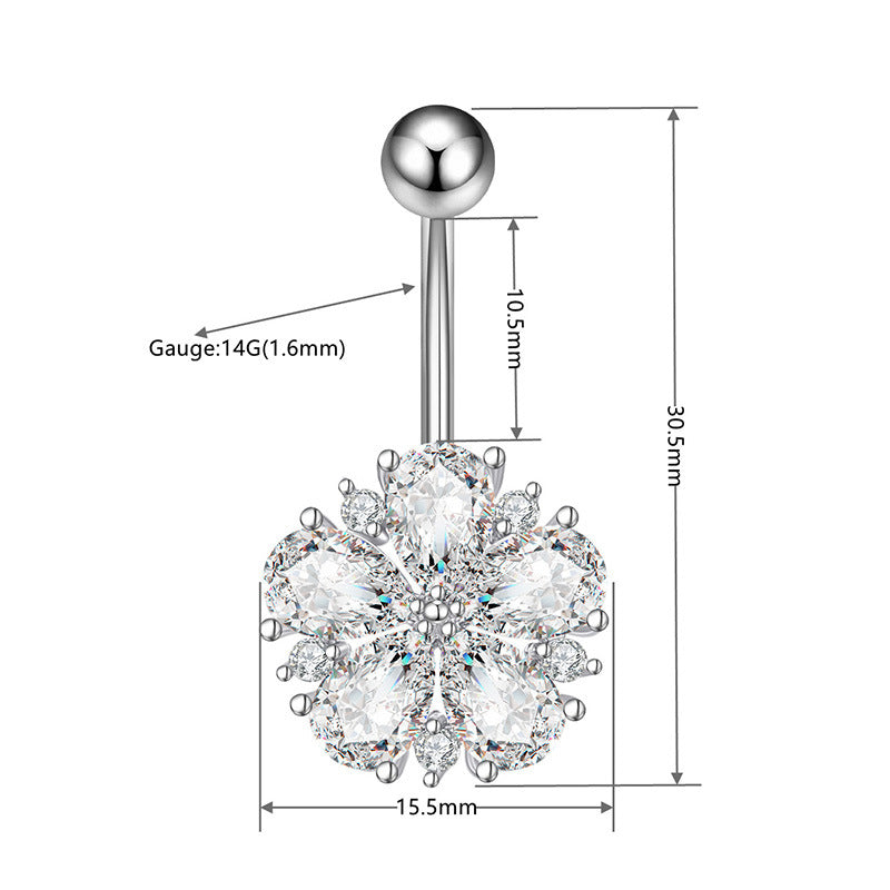 14G Gold Evil Eye Dangle Belly Button Ring Piercing Jewelry for Women | Navel Bar with Evil Eye Charm | Perfect for Belly Dance, Beach Wear & Body Jewelry Collection (Style Q2577)
