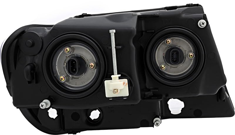 Jeep Grand Cherokee Laredo Headlights Replacement Set - Halogen Headlamp Assembly for Driver & Passenger Side (2002-2003 Models) | Perfect for Night Driving & Off-Road Adventures