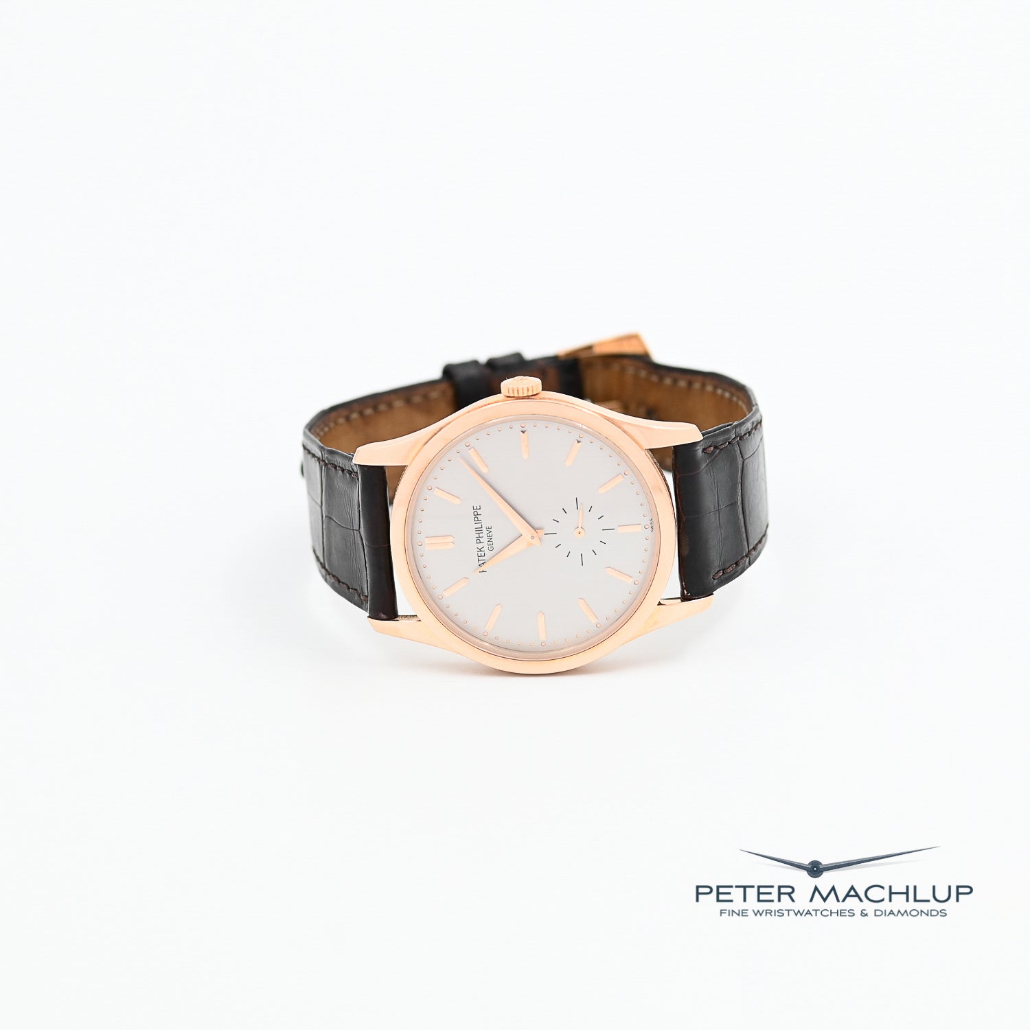 Patek Philippe Calatrava Small Seconds Men's Watch 18K White Gold - Luxury Dress Watch for Business & Formal Occasions