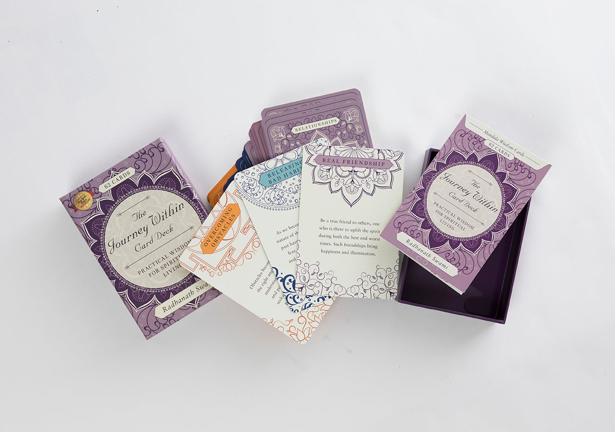 The Journey Within Card Deck - Inspirational Self-Discovery Cards for Meditation, Journaling & Personal Growth | Perfect for Therapy, Mindfulness Practice & Gift Giving