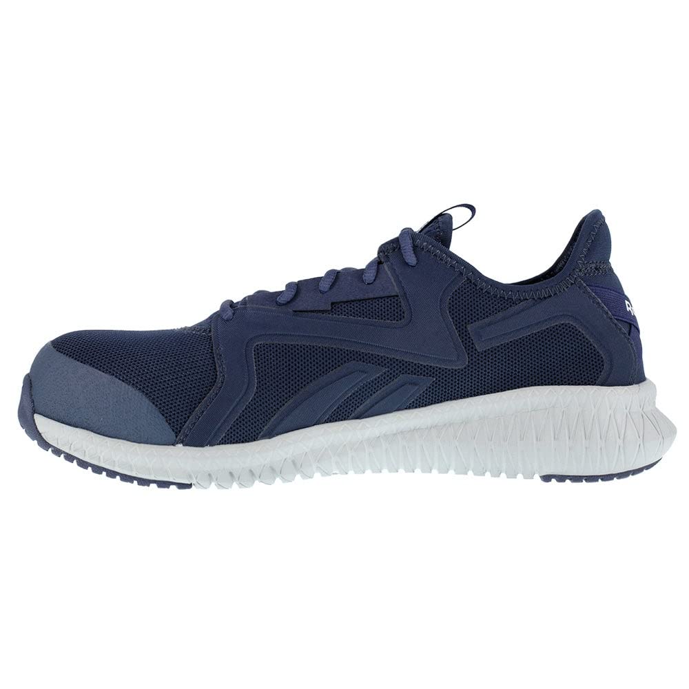 Reebok Men's Flexagon 3.0 Safety Toe Work Shoes - Lightweight Athletic Sneakers for Construction, Warehouse & Industrial Work | Slip Resistant & Comfortable
