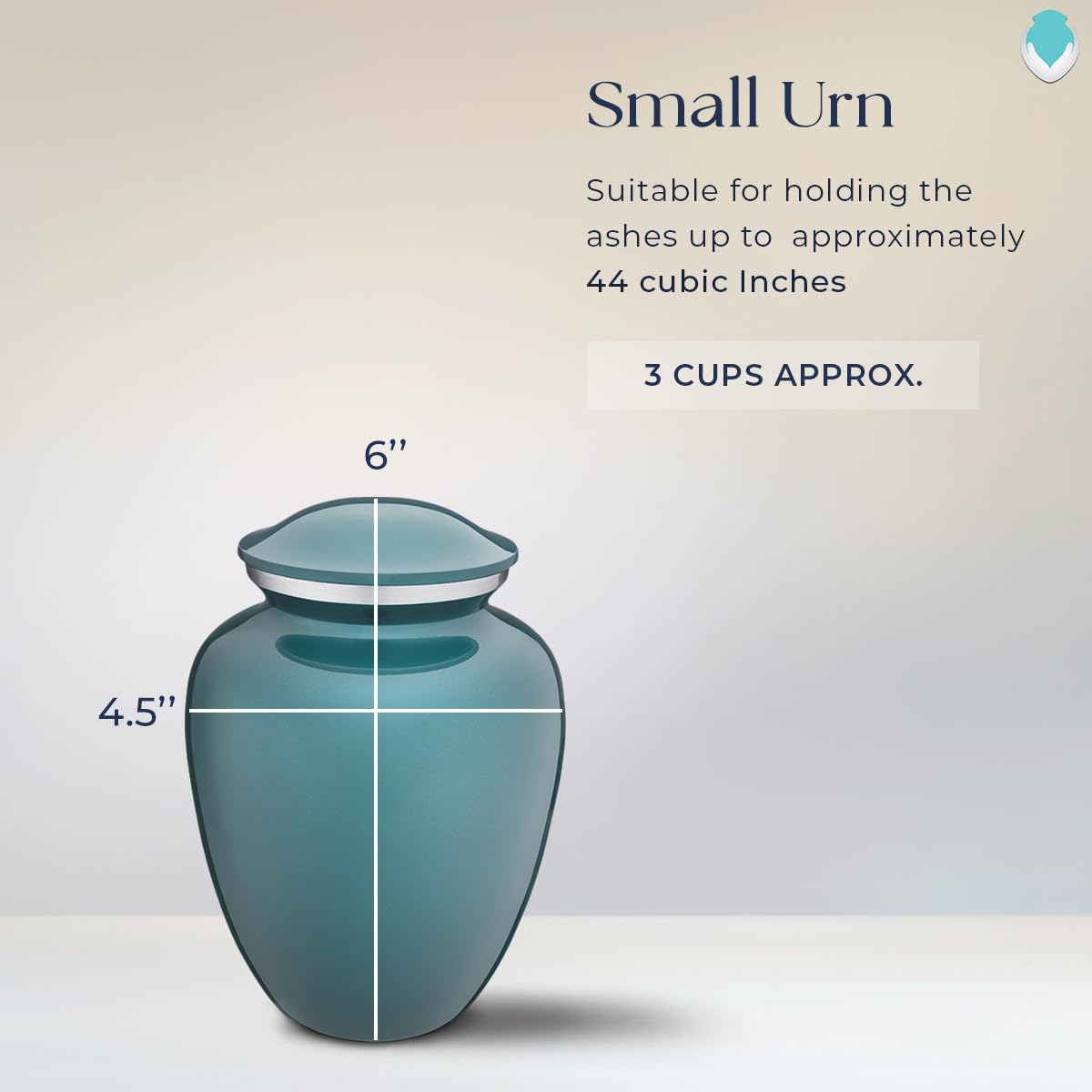 Personalized Hummingbird Cremation Urn for Ashes - Teal Funeral Urn for Women & Men - Holds 44 lbs - Perfect for Memorial Services, Home Display & Pet Ashes Keepsake