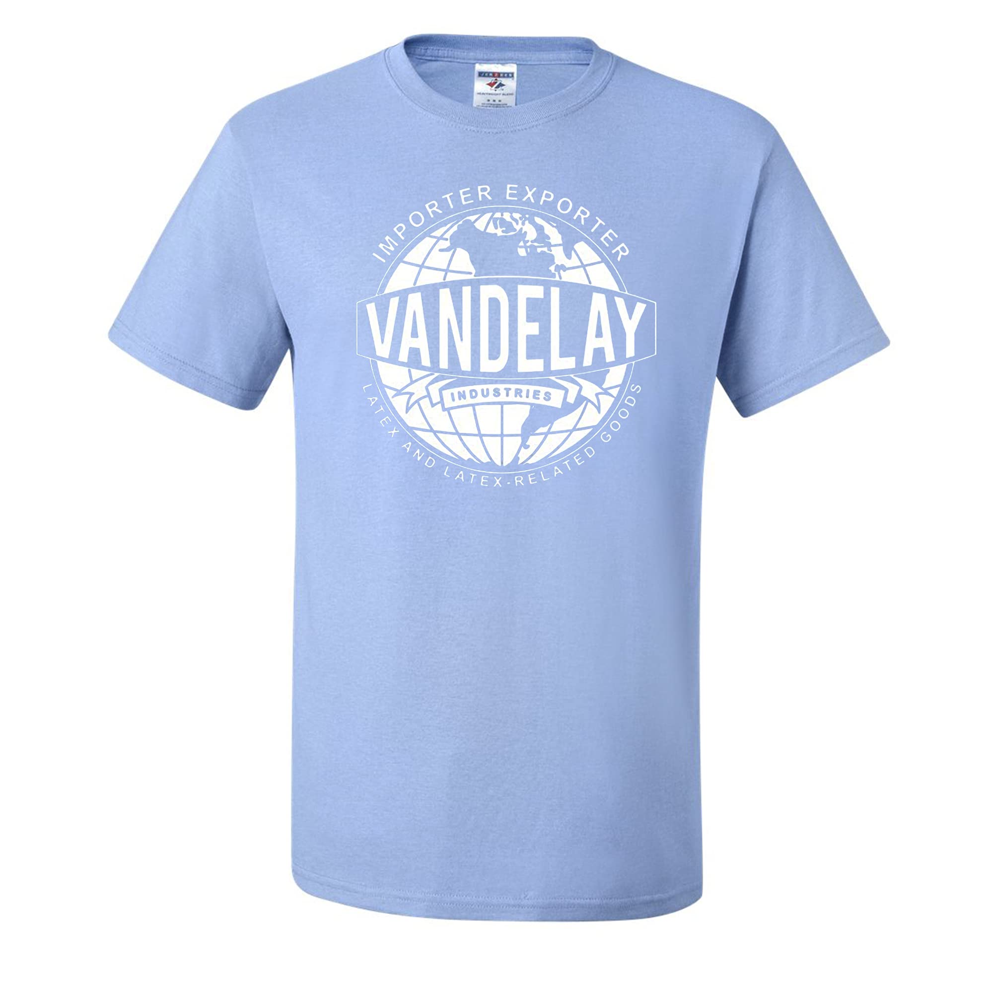 Wild Custom Apparel - Vandelay Industries Latex George Costanza Men's T-Shirts | Funny Sitcom Fan Merchandise for Casual Wear & TV Show Themed Parties