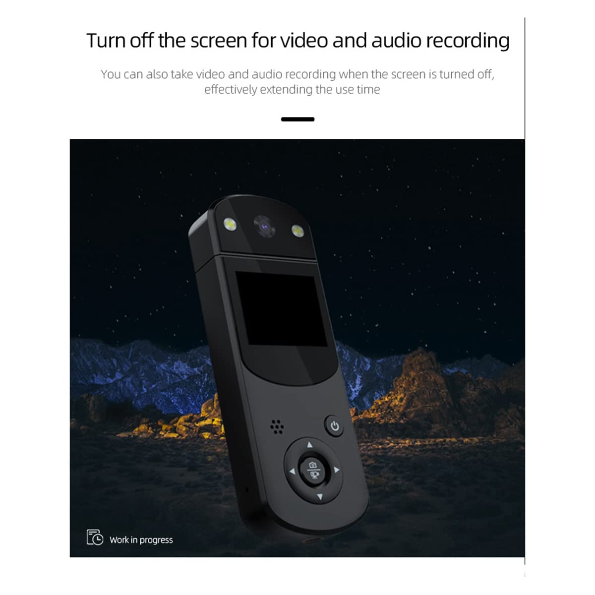 Kliplinc Handheld Digital Mini Sports Camera - 1080P HD Infrared Action Camera with DV Recording (Red) | Perfect for Outdoor Adventures, Travel Vlogging & Nighttime Recording