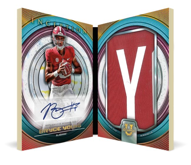 2022-23 Bowman University Inception Multi-Sport Hobby Box - 1 Pack with 7 Cards (Includes 2 Autographs) | Collectible Trading Cards for Basketball, Football & Baseball Fans | Perfect for Card Collectors, Investors & Fantasy Sports Enthusiasts