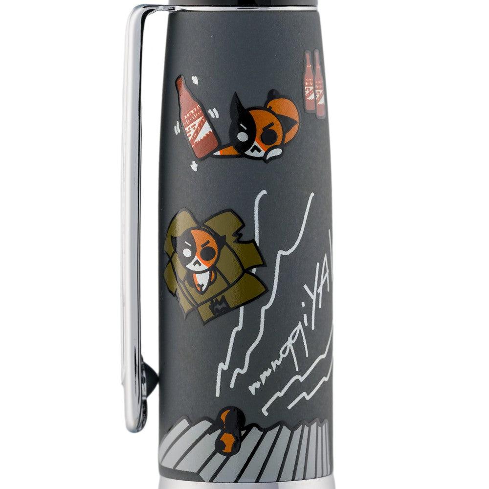 Opus 88 × Twenty Sides Grumpy Ming Ming Fountain Pen - Premium Japanese Eyedropper Fountain Pen with Jowo Nib - Perfect for Calligraphy, Journaling & Gift Giving