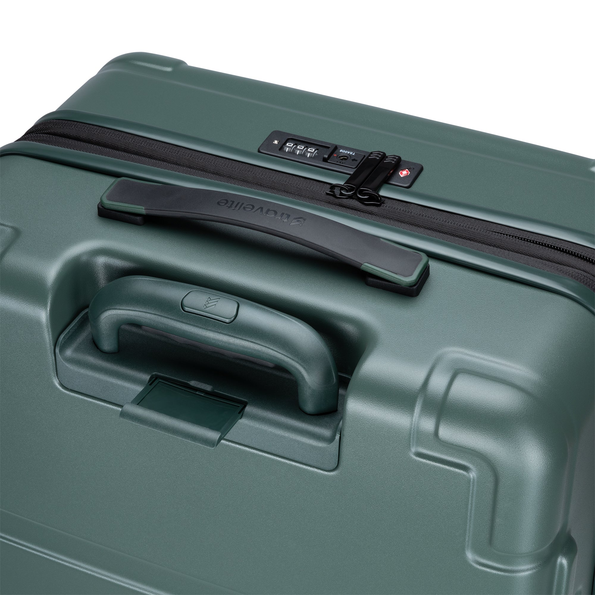 Travelite Expandable Polycarbonate Spinner Luggage - Large Suitcase for Air Travel, Business Trips & Vacation Packing