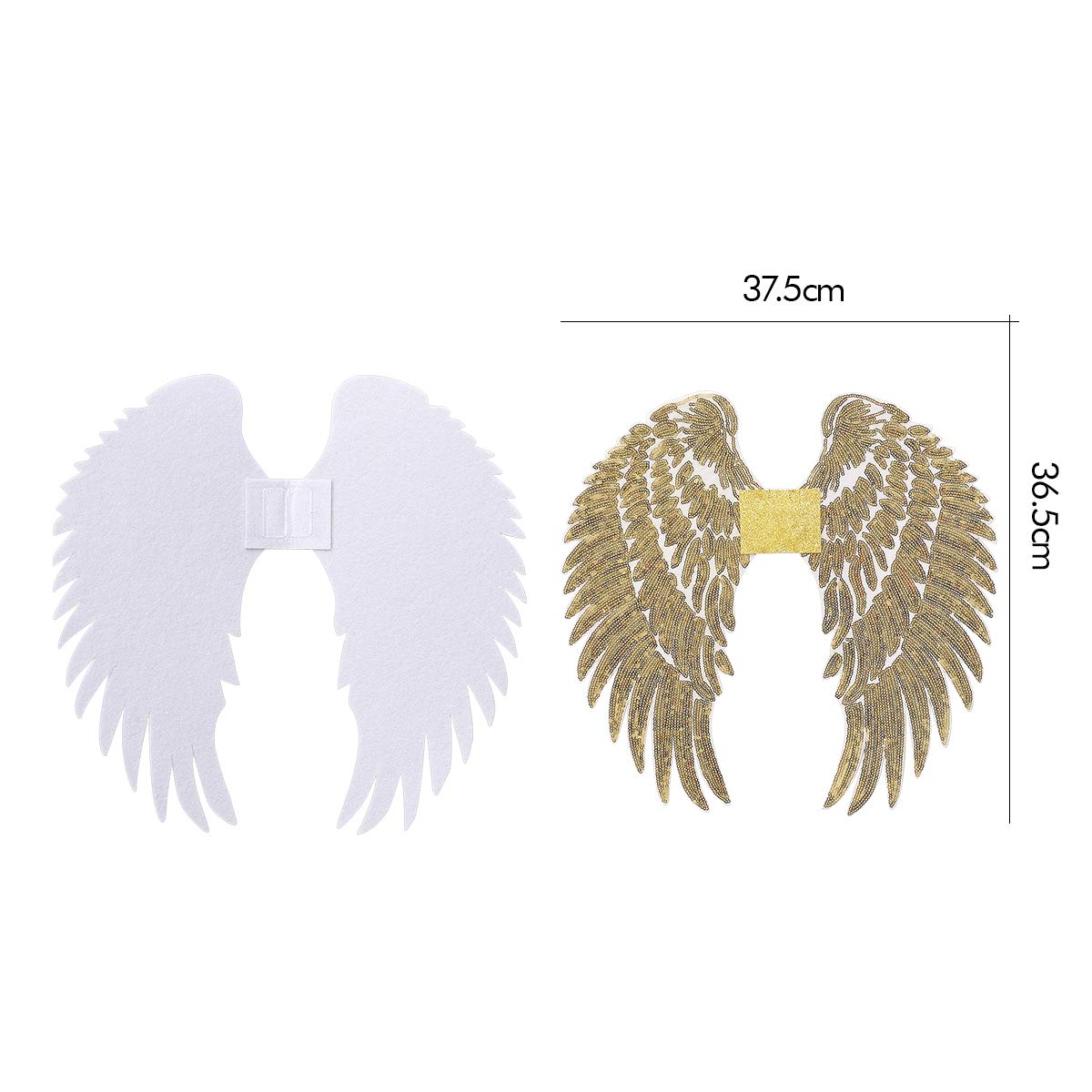 White Starlight Angel Costume for Girls - Sparkly Fairy Dress with Wings & Halo - Perfect for Halloween, Christmas Pageants & Fairy Tale Dress-Up