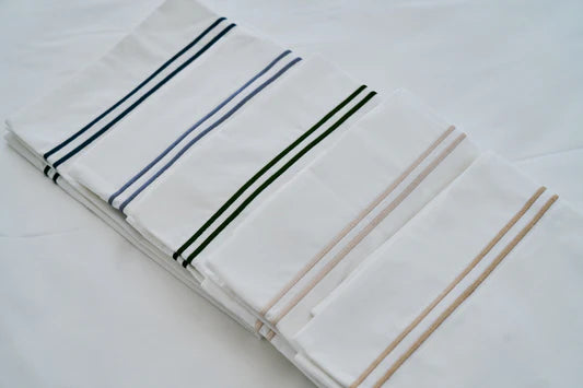 Premium Organic Cotton Embroidered Pillowcases - Soft, Hypoallergenic Bedding for Luxury Sleep & Home Decor - Perfect for Master Bedroom, Guest Room, and Hotel Use