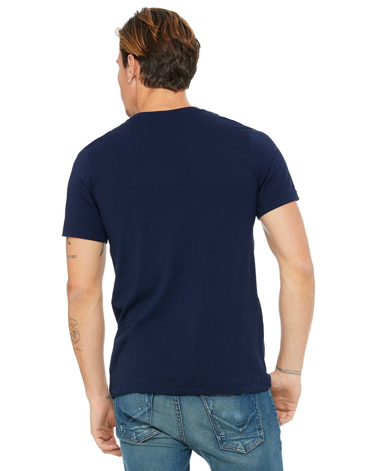 Bella + Canvas 3021 Men's Soft Cotton Jersey Short Sleeve Pocket T-Shirt - Comfortable Casual Wear for Everyday, Gym & Outdoor Activities