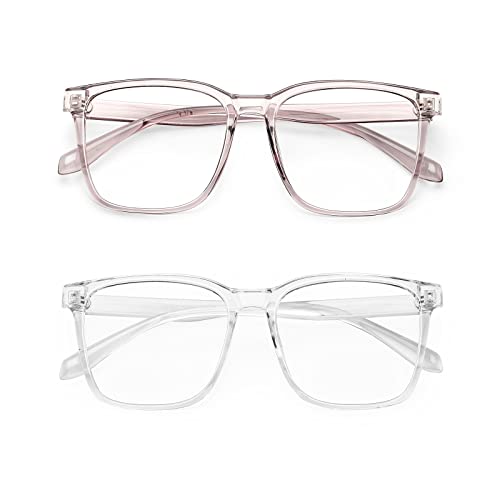 Clear+light Purple