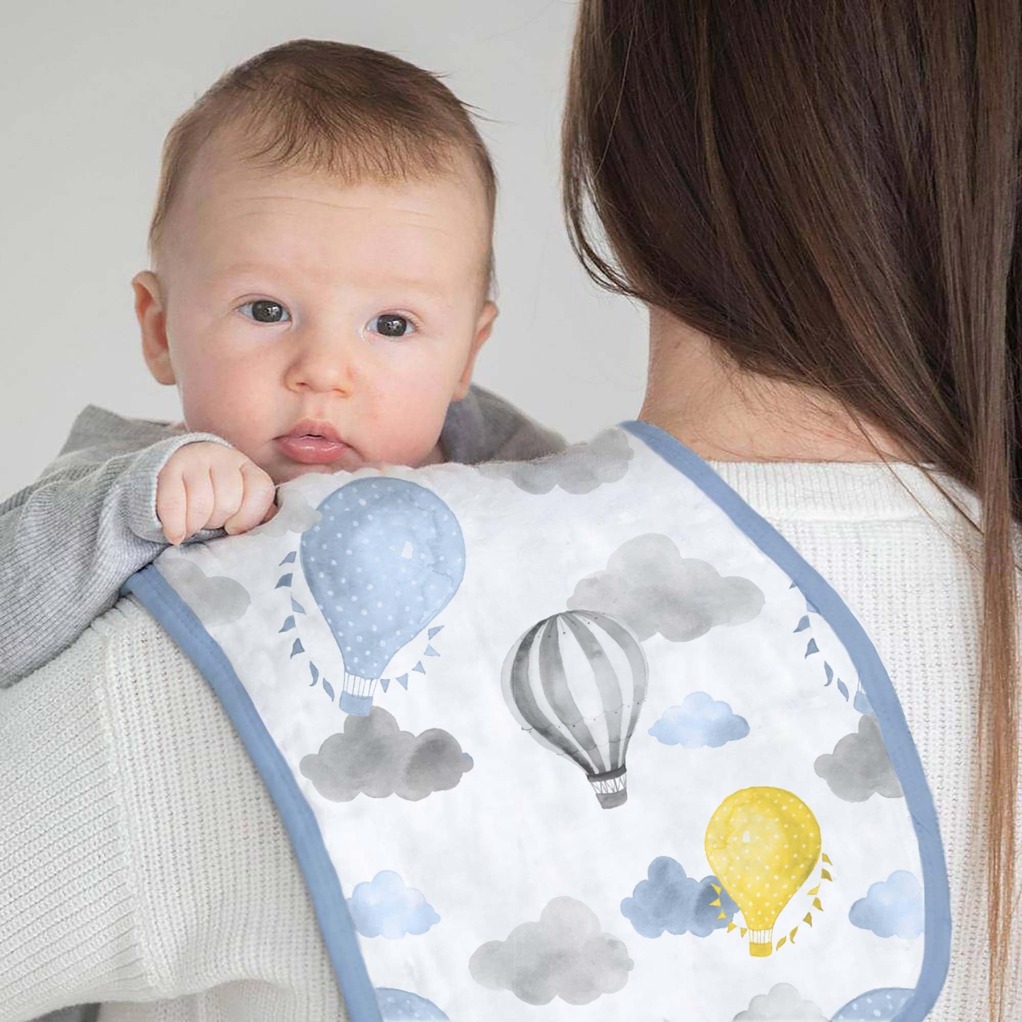 Featherhead™ 5-Pack Premium Muslin Burp Cloths for Babies - Ultra Soft & Super Absorbent 22
