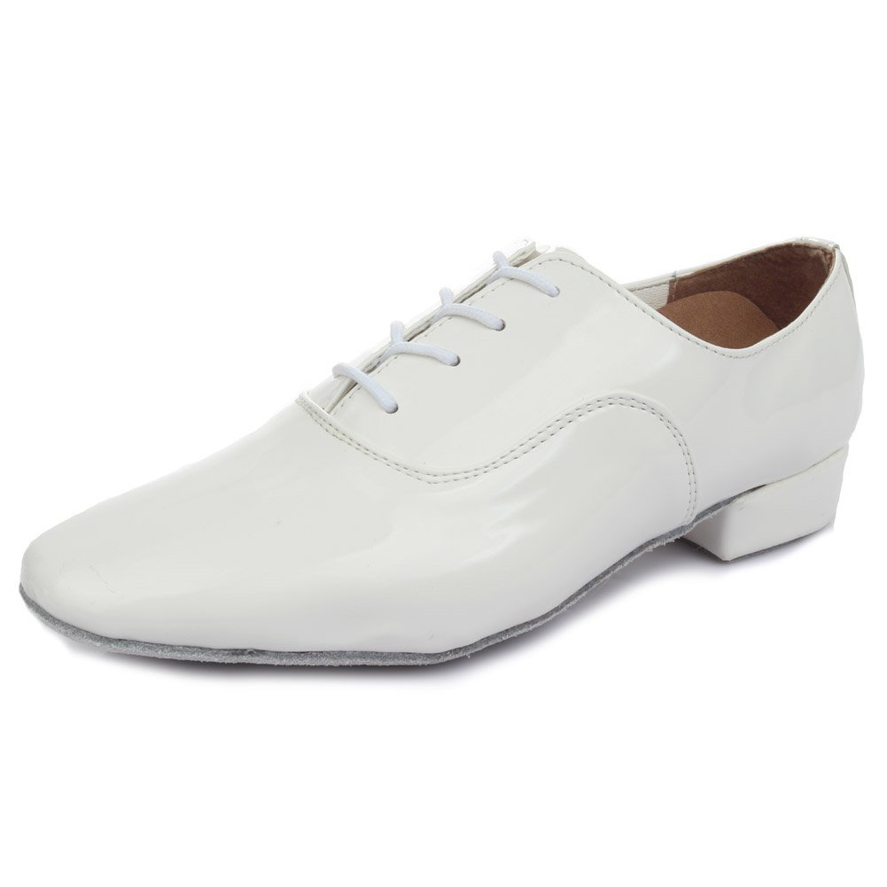 Hipposeus Men's Latin Ballroom Dance Shoes - Tango, Modern, Rumba Social Dance Shoes with Low Heel (Model 703) | Perfect for Professional Performances, Dance Classes & Social Events