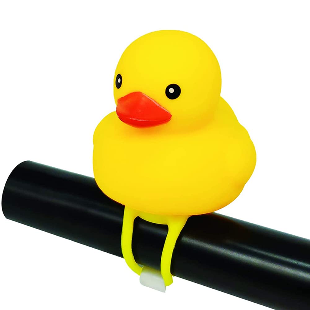 Duck Bike Bell with LED Light - 2 Pack for Kids & Adults - Outdoor Cycling Accessories