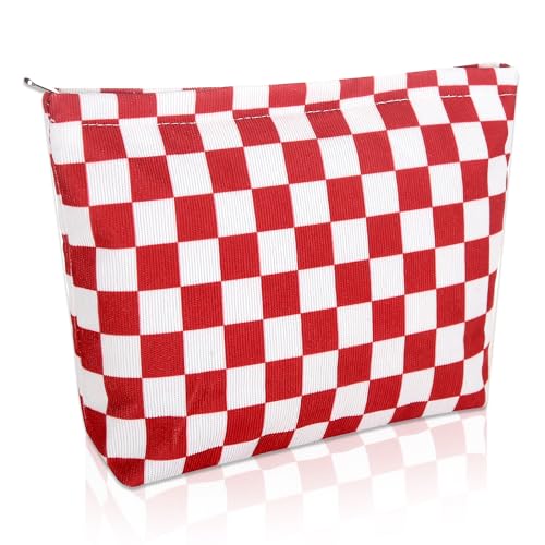 Plaid red