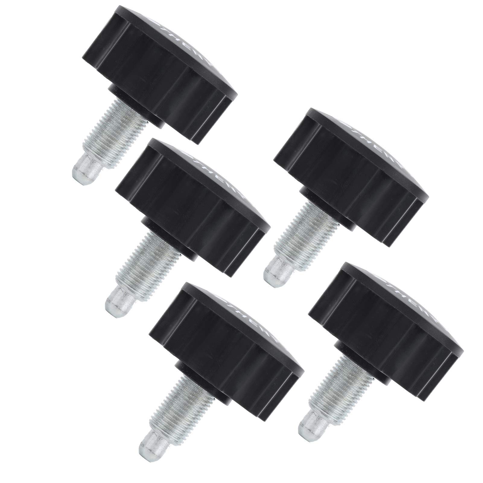 5-Piece M16 Pop Pull Pin Knob Set for Fitness & Exercise Machines - Compatible with Bikes, Gym Equipment - Perfect for Home & Commercial Gyms, Training Centers