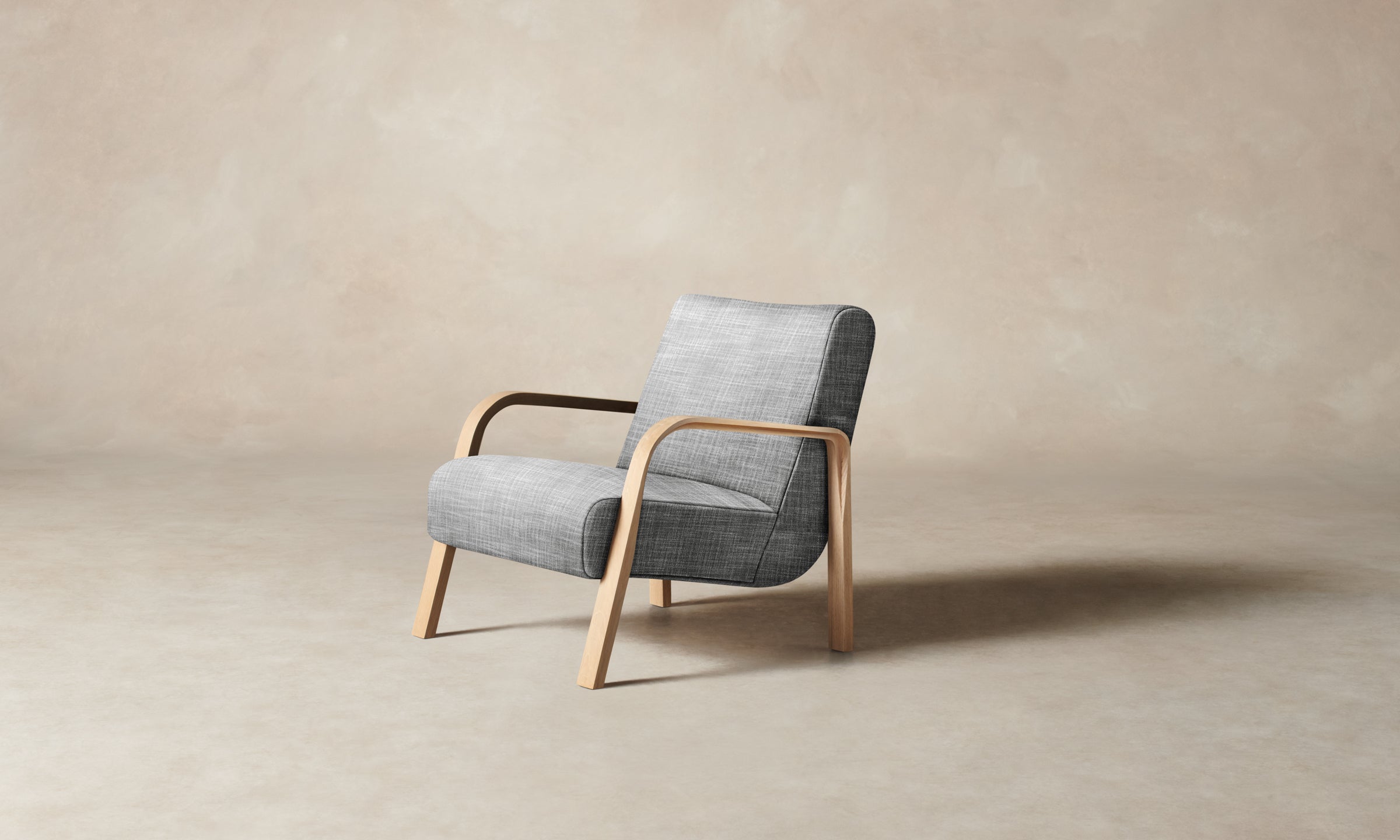 The Felix Chair - Premium Performance Textured Tweed Alpine - Perfect for Home Office, Living Room & Modern Interior Decor