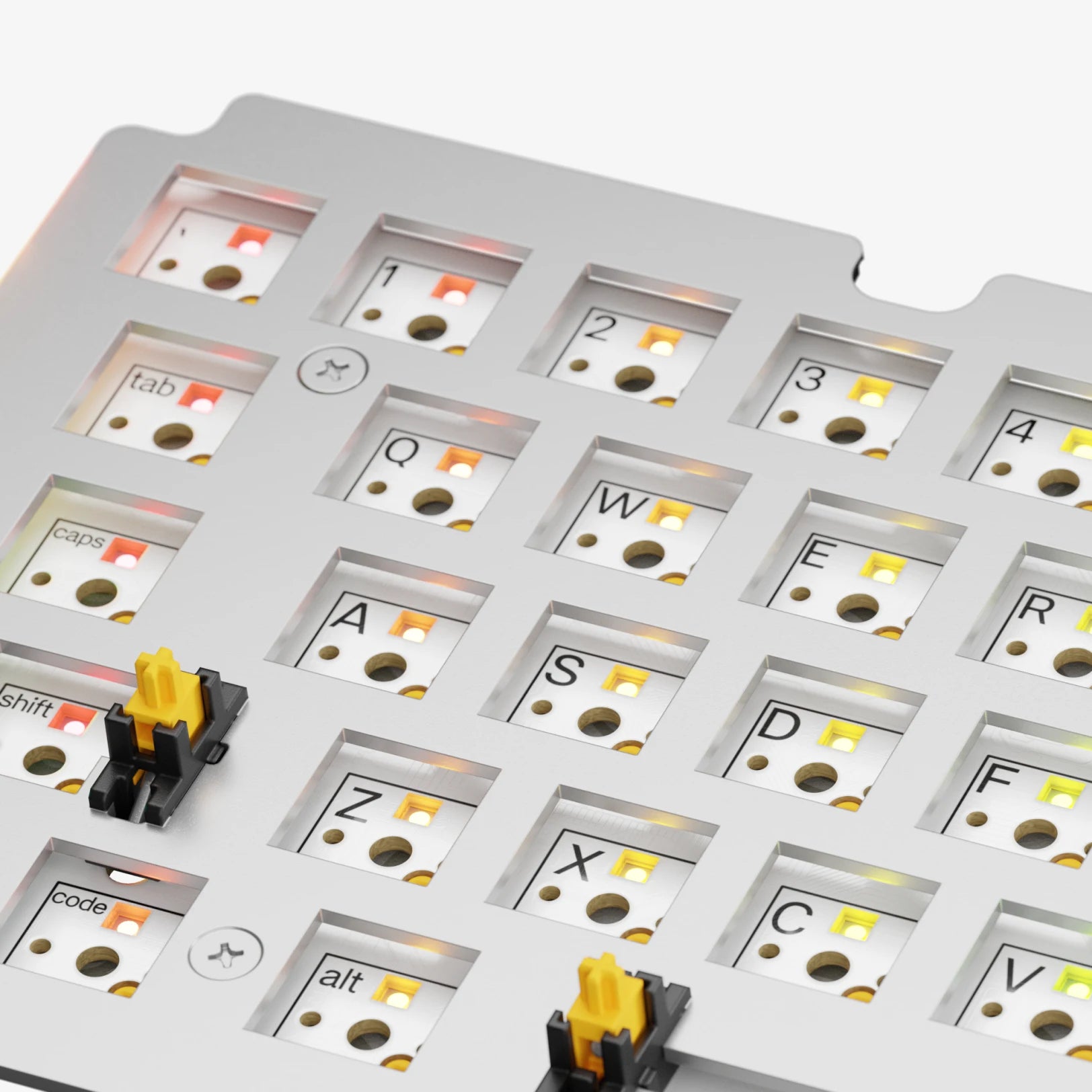 GMMK 3 Mechanical Keyboard Switch Plates - Compatible with GMMK 3 60% 65% 75% Layouts - Aluminum Steel PC Material - Perfect for Gaming Typing & Custom Keyboard Builds