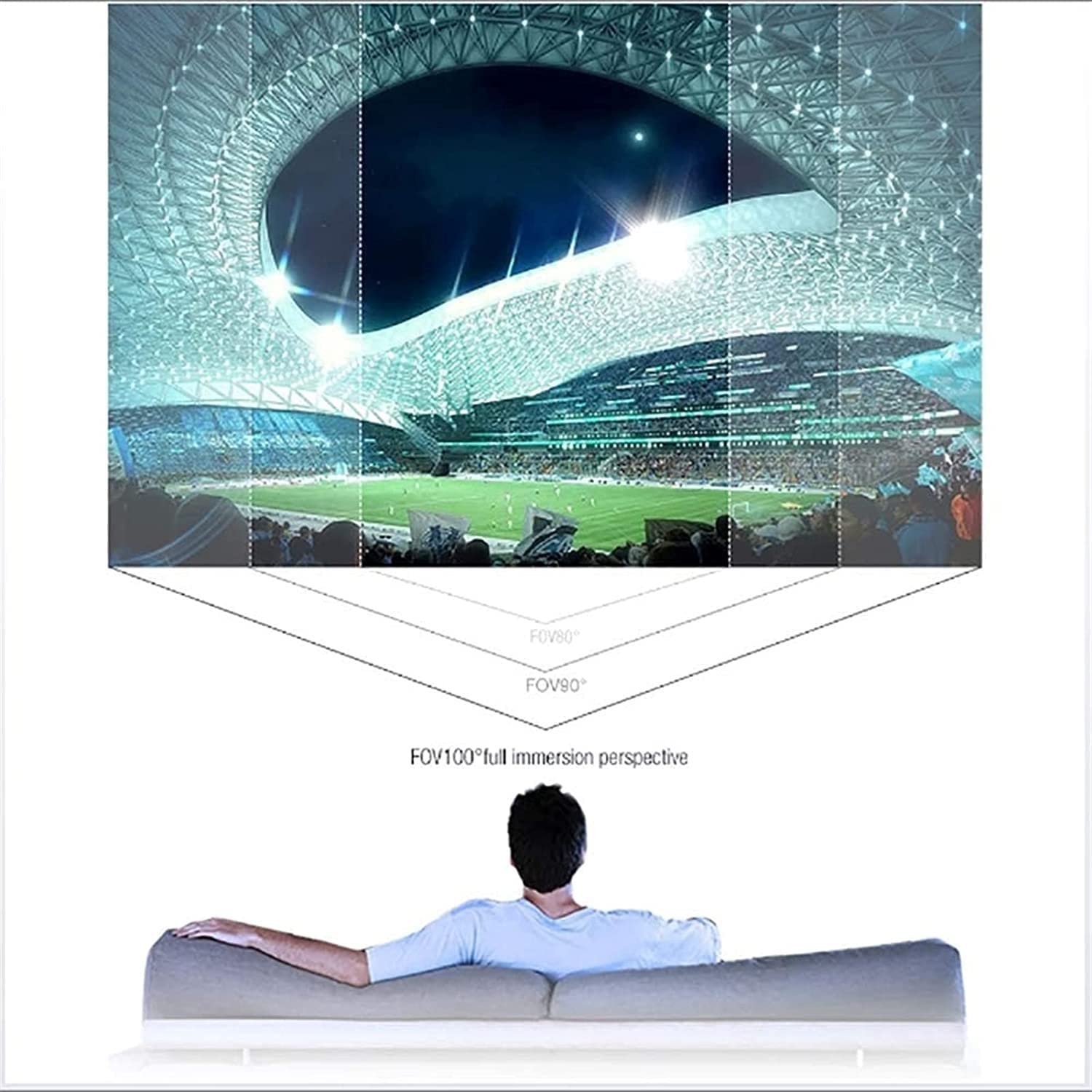 3D VR Headset for iPhone & Android - Virtual Reality Glasses Compatible with 4.7-6 Inch Phones | Immersive Gaming, Movie Watching & 360° Video Experience | Perfect for Home Entertainment & Travel