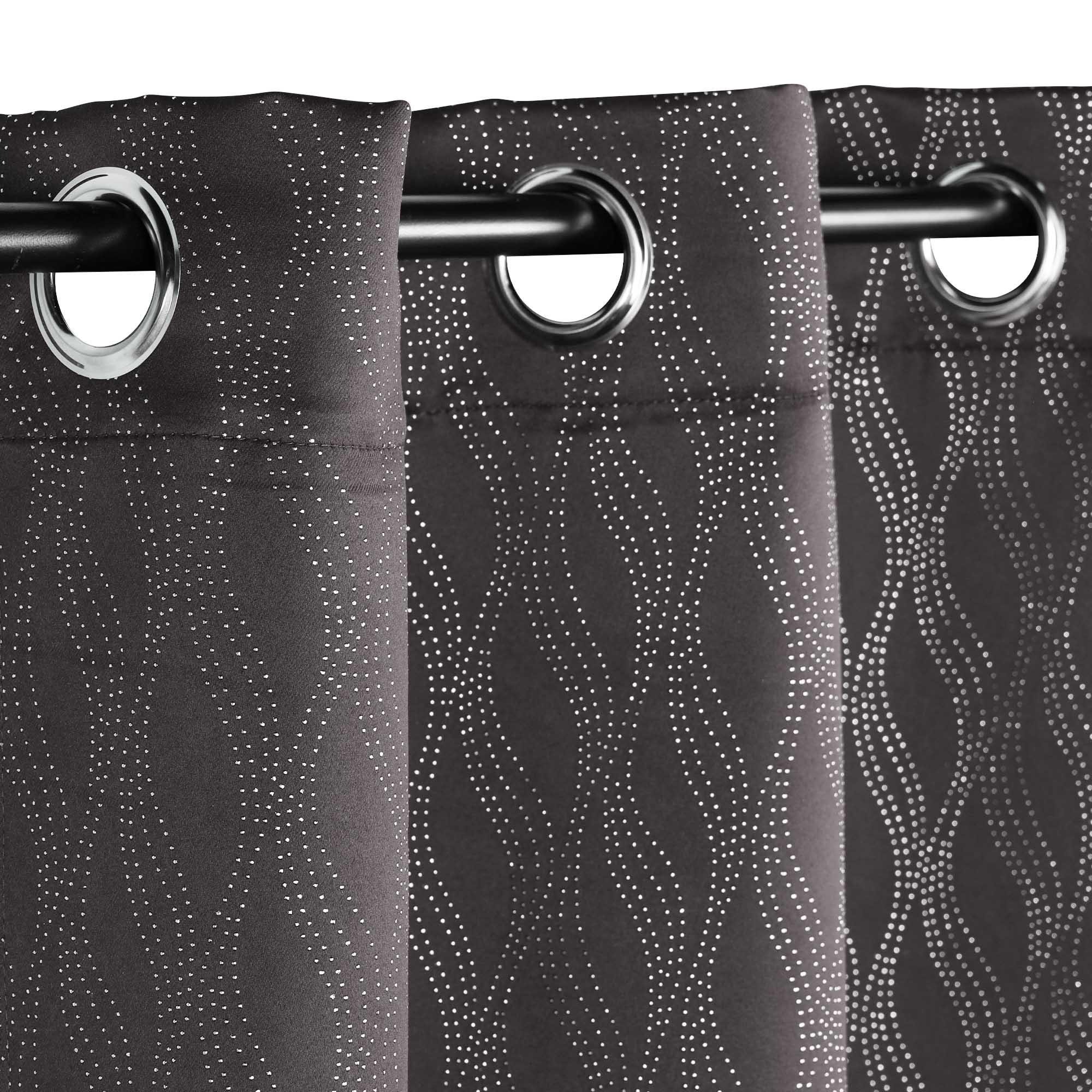 Zuri Textured Washable Blackout Curtains for Bedroom - Thermal Insulated Room Darkening Window Drapes (Set of 2 Panels) - Perfect for Nursery, Home Theater & Light Sleepers