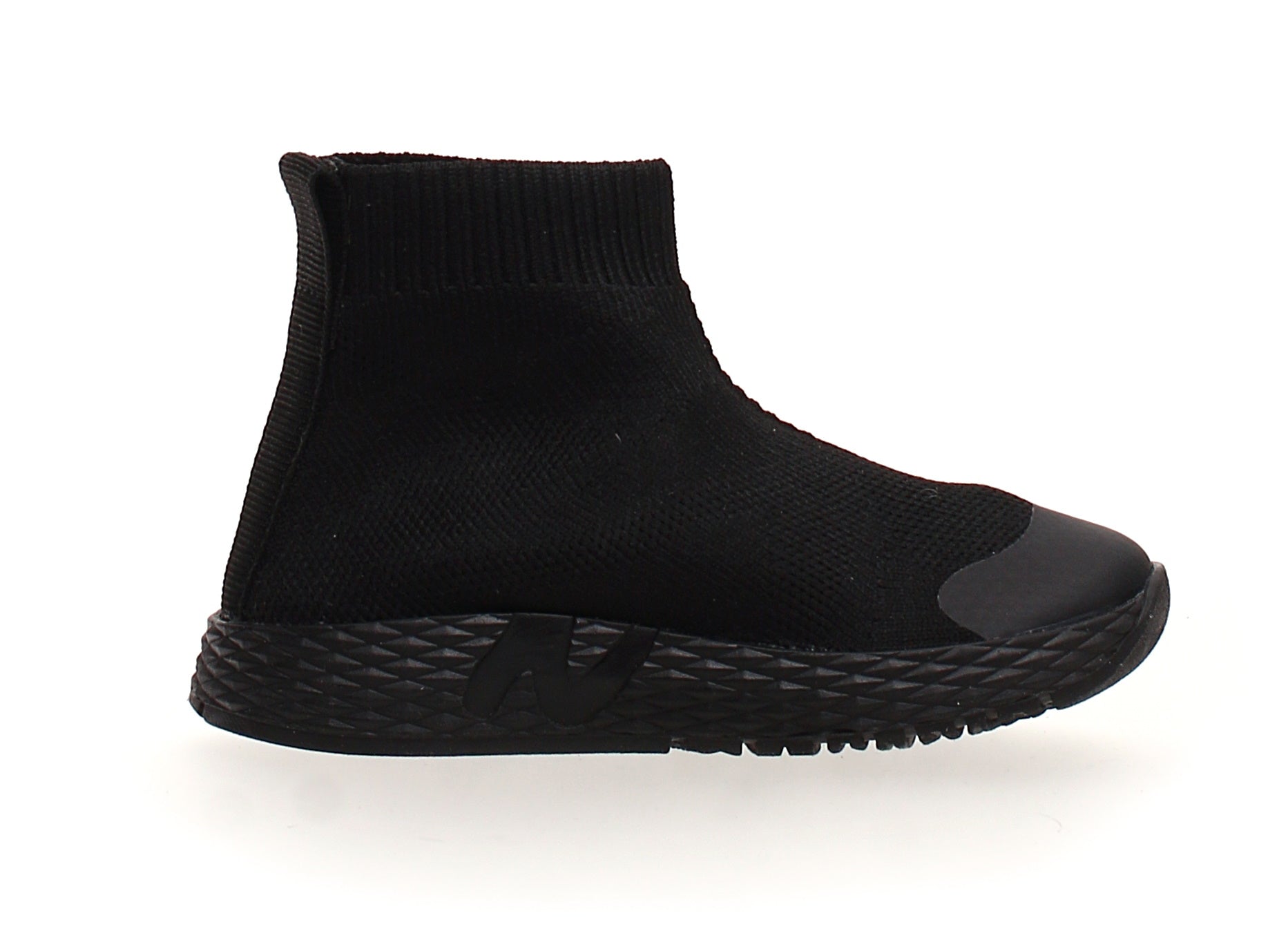 Naturino Kids' Cable Knit Shoes for Boys & Girls - Comfortable Black Winter Boots for Outdoor Play & School