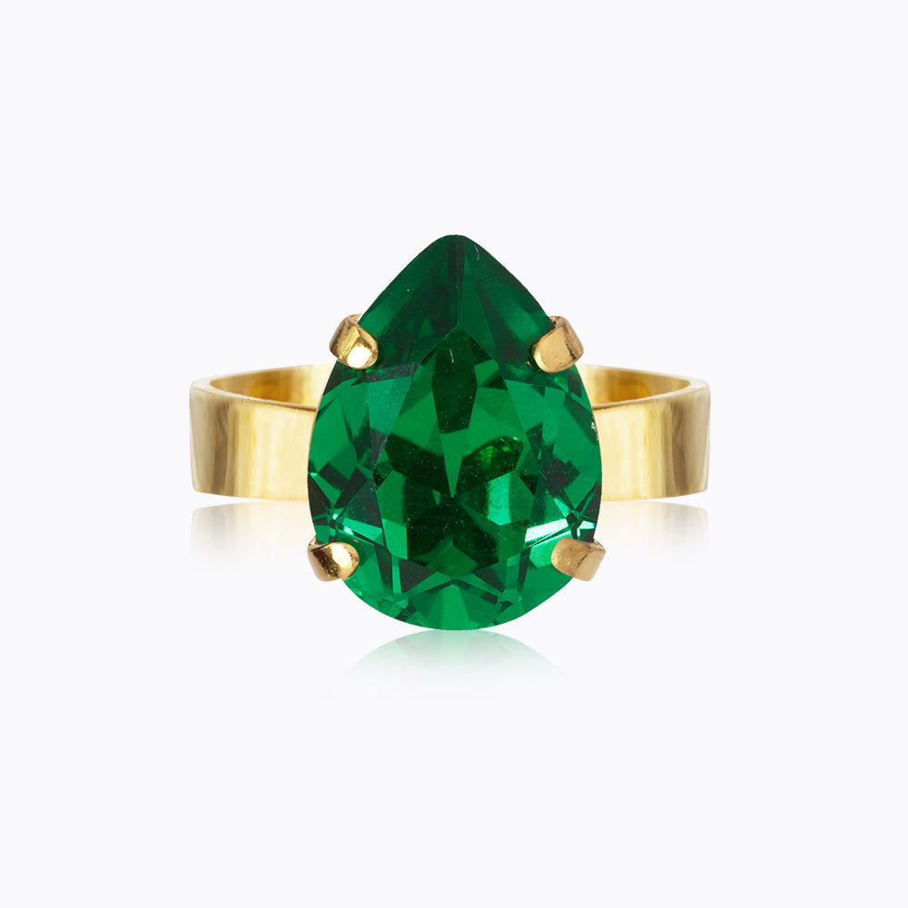Mini Drop Ring - Majestic Green Jewelry for Women | Elegant Dainty Earrings for Daily Wear, Parties & Special Occasions