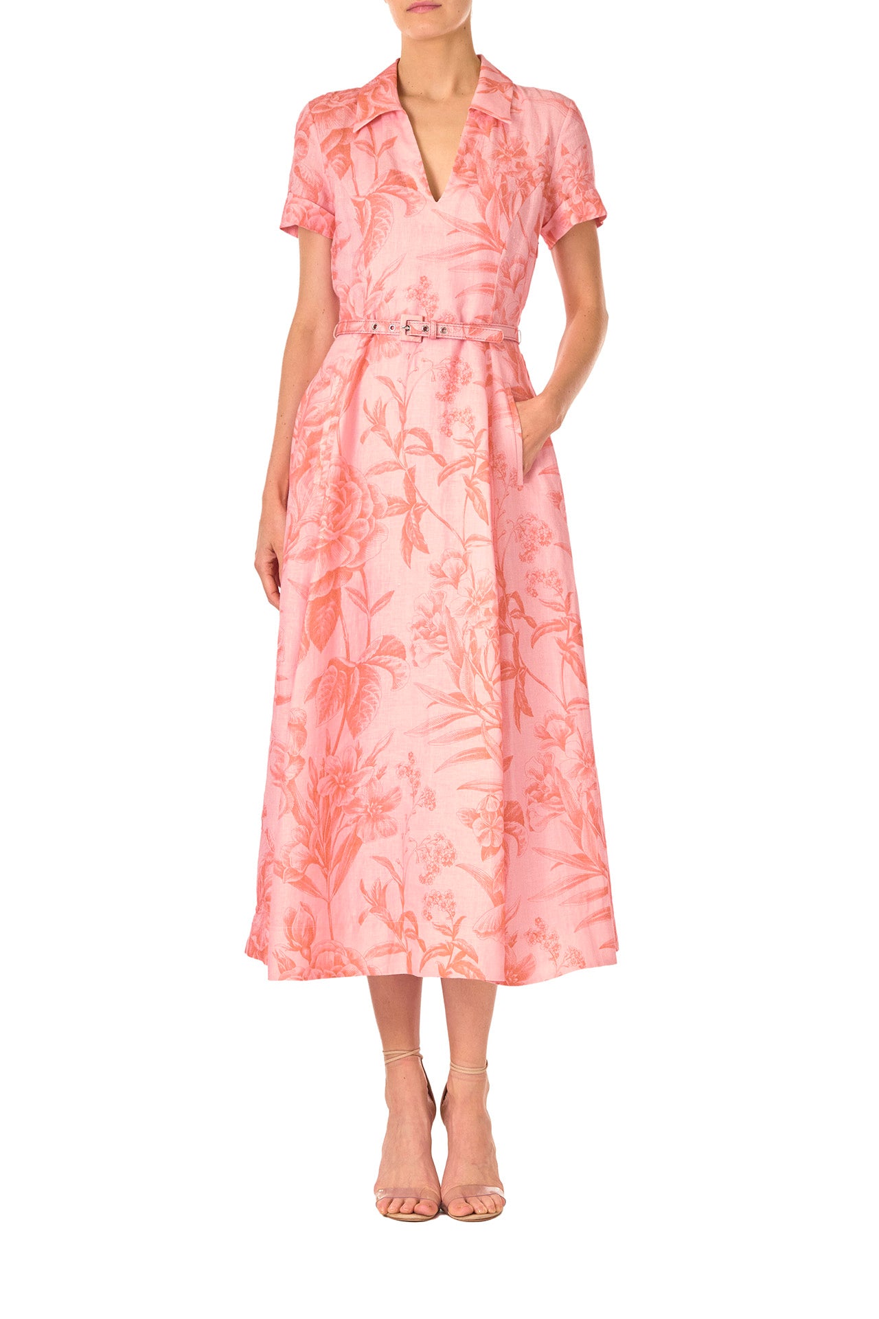 Stylish Short Sleeve A-Line Dress for Women - Flattering Summer Casual & Party Wear - Perfect for Office, Date Night & Vacation