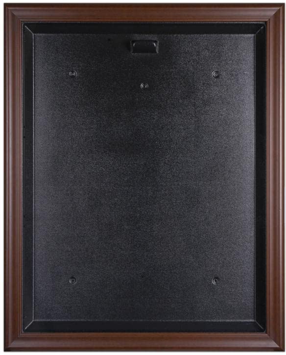Brown Baseball Jersey Display Case - Framed Jersey Holder for Sports Memorabilia Collection & Wall Decor - Perfect for Home, Office, or Man Cave Display
