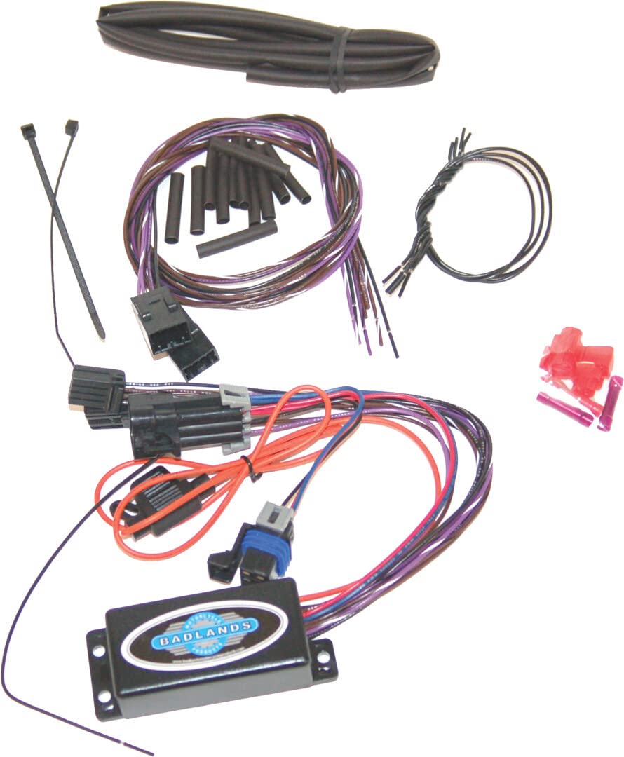 Badlands M/C Products ILL-SS-IND Static Sequential Signal Module for Motorcycle Turn Signals | LED Indicator Light for Harley, Honda, Yamaha | Easy Installation & High Visibility for Safe Riding