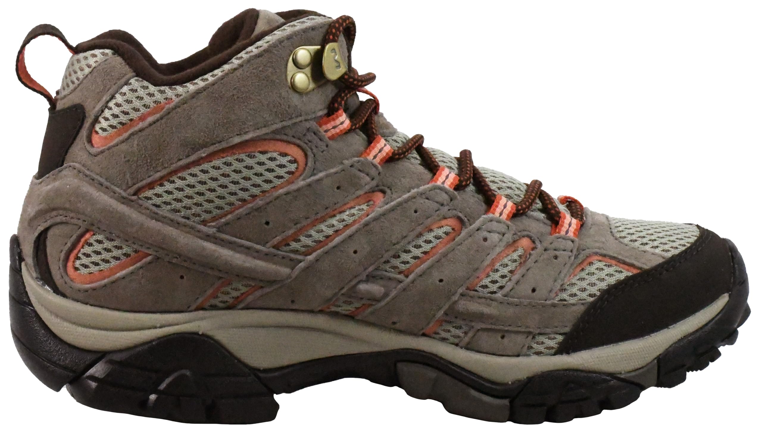 Merrell Women's Moab 2 Mid Waterproof Hiking Boots - Lightweight & Comfortable Outdoor Shoes for Trail Walking, Backpacking & Mountain Climbing