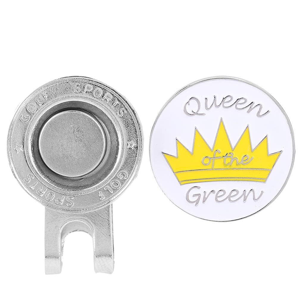 Premium Metal Golf Ball Marker - Magnetic Mini Marker for Golfers | Perfect for Golf Tournaments, Practice & Gifting