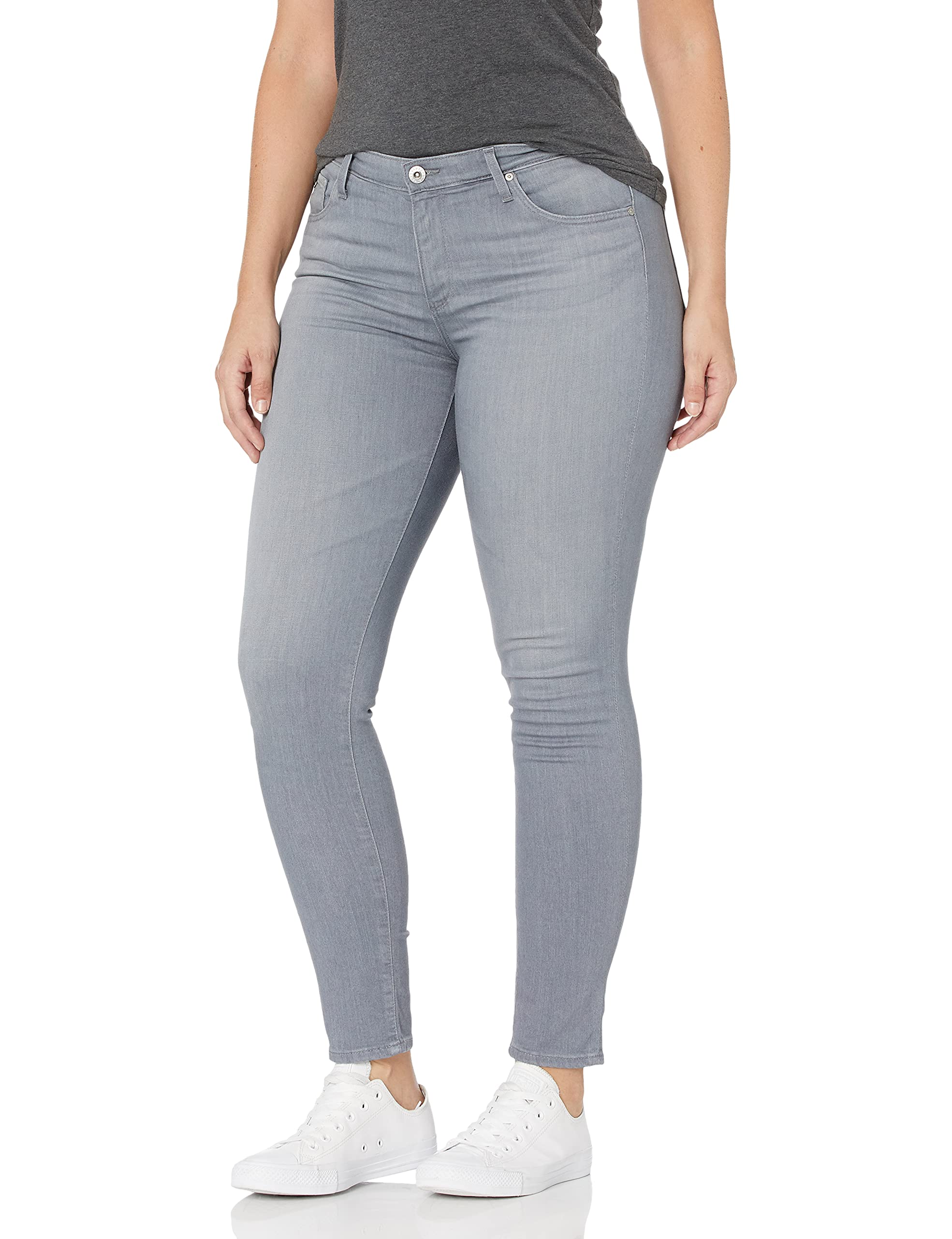 AG Adriano Goldschmied Women's High Waist Stretch Denim Leggings - Ankle Length Skinny Jeans for Casual Wear & Everyday Outfits