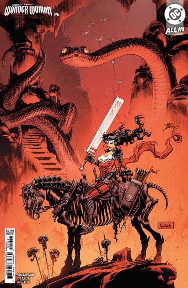 Absolute Wonder Woman #6 Cover B Sean Gordon Murphy Card Stock Variant - Collectible Comic Book for Superhero Fans, Perfect for Display & Gifting