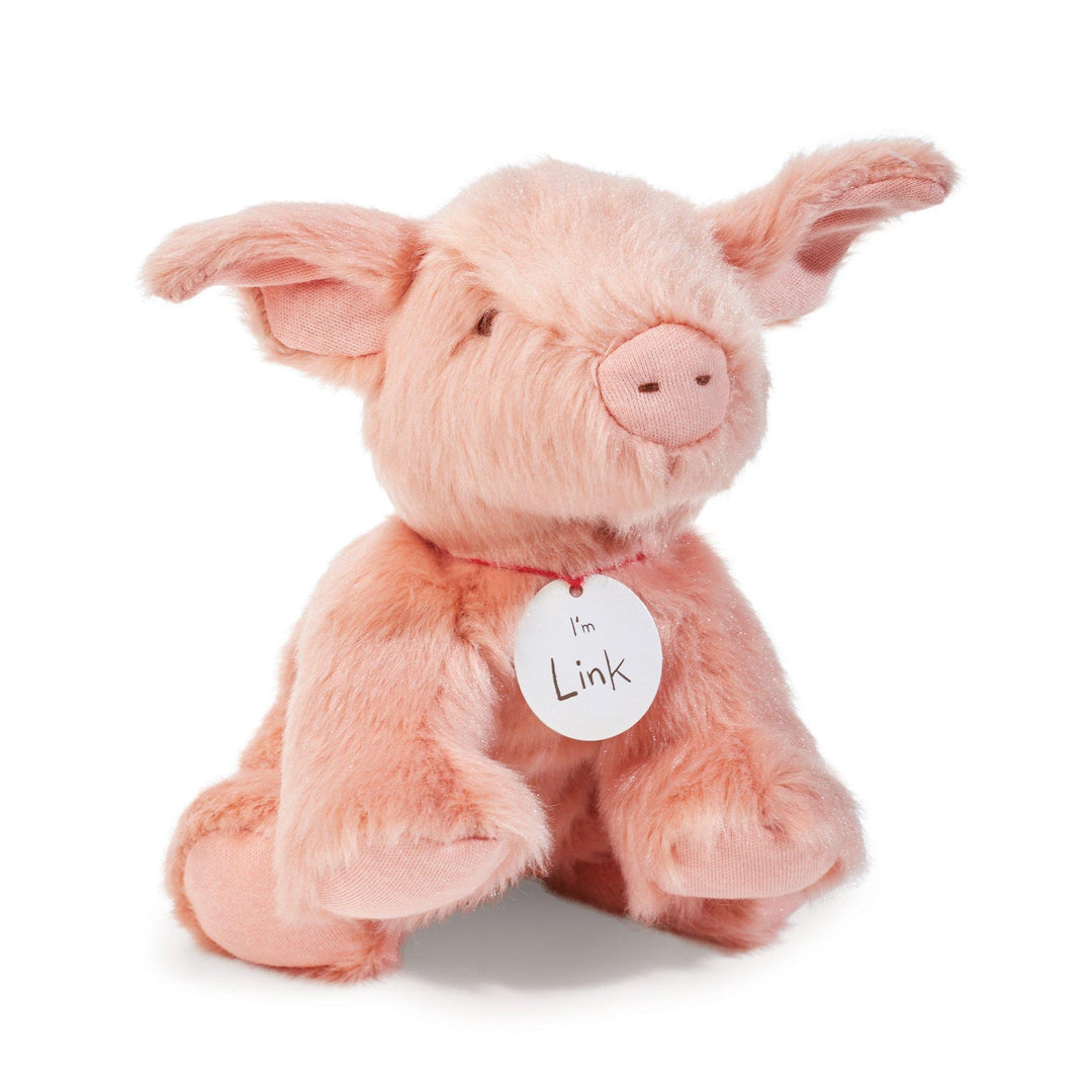 Link the Piglet Plush Toy - Adorable Stuffed Animal for Kids & Collectors | Perfect for Gifts, Nursery Decor, and Cuddling