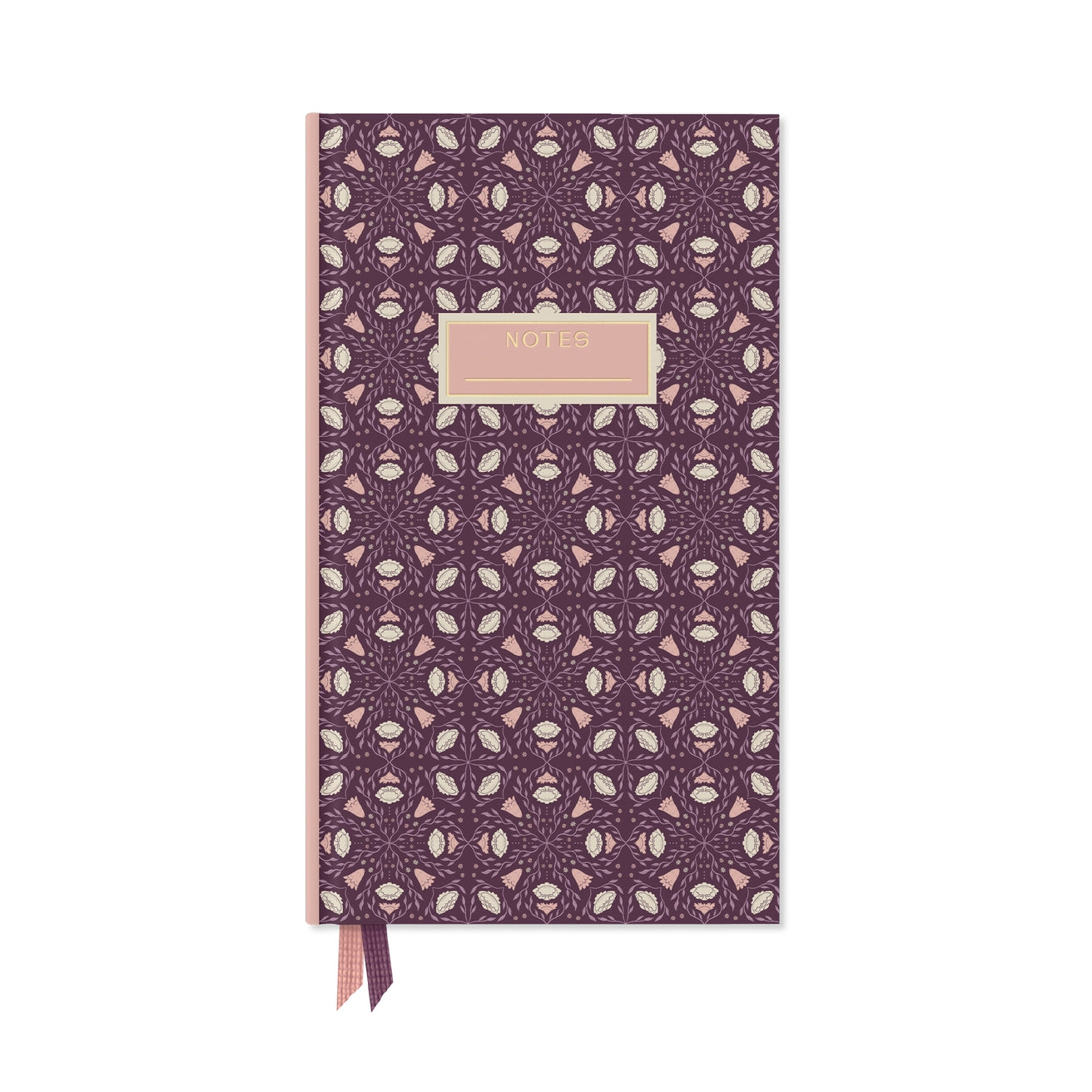 Folk Pattern Pocket Journal - Handmade Leather Notebook for Travel, Writing & Sketching - Perfect for Journaling, Note Taking & Gift Giving