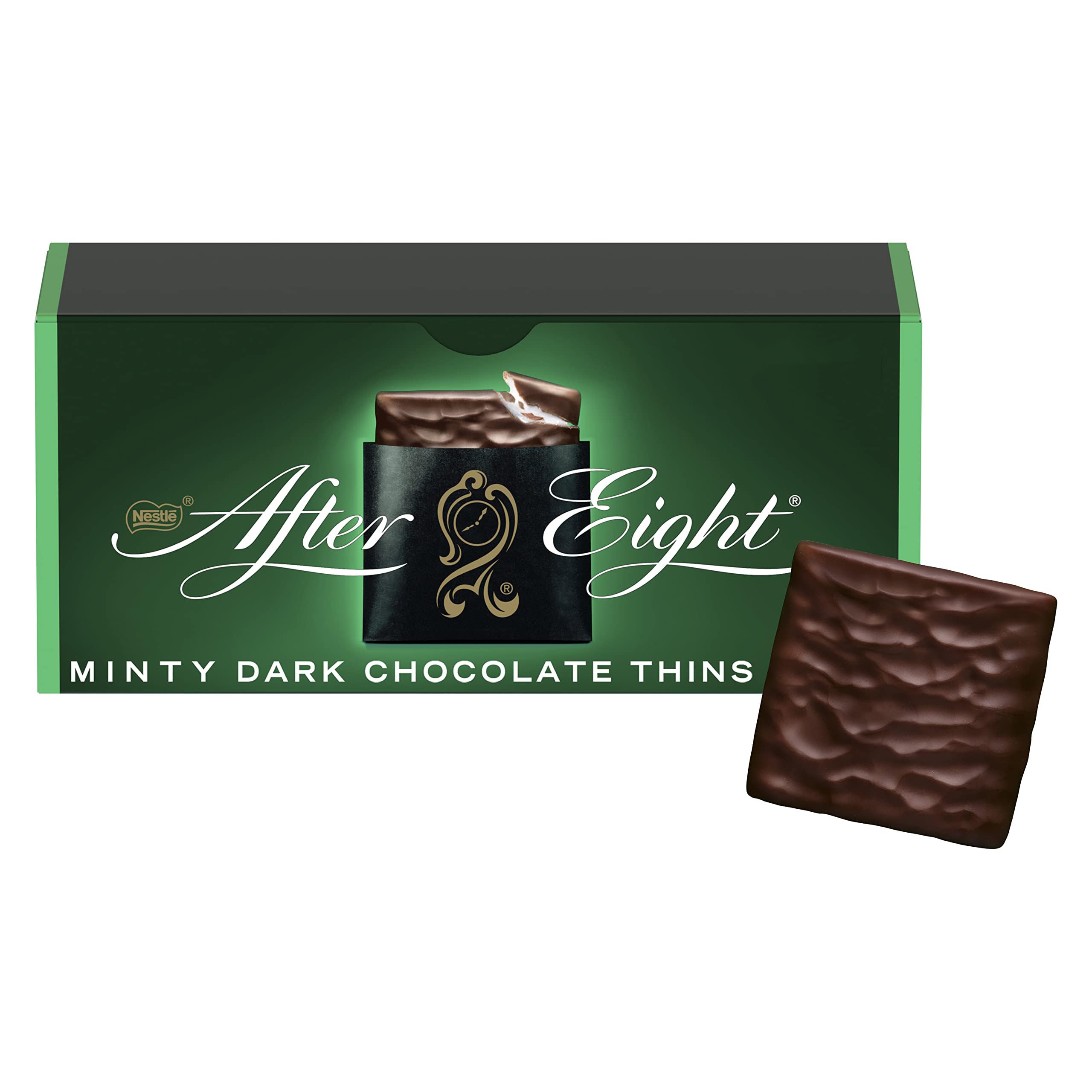 Nestle After Eight Mint Chocolate Thins - 30 Individually Wrapped Mints (300g/10.5oz) | Deluxe After Dinner Treat for Parties, Gifts & Holiday Desserts