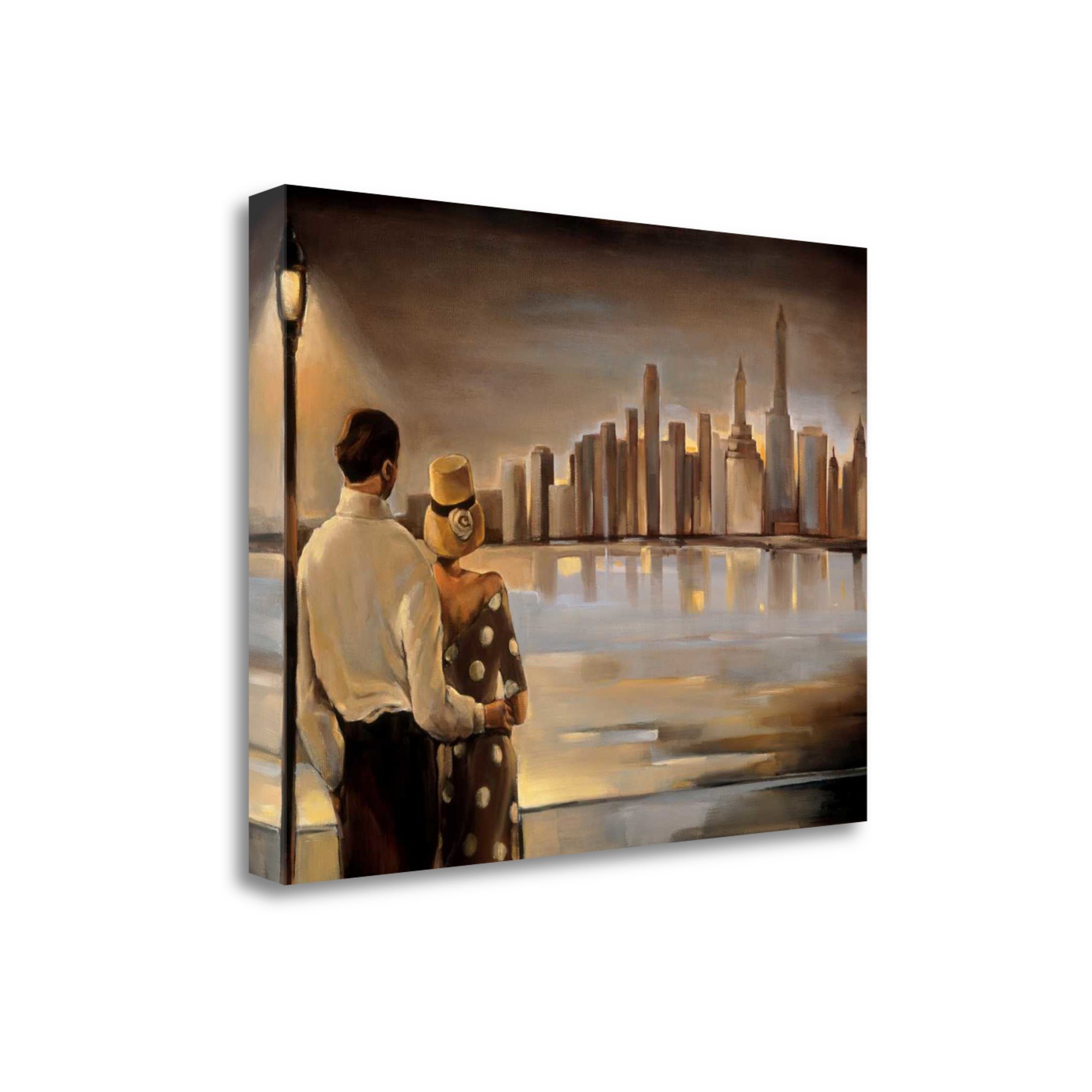 Reflections IV by Trish Biddle - Premium Giclee Art Print on Gallery Wrapped Canvas, Ready to Hang Wall Decor for Living Room, Bedroom & Office
