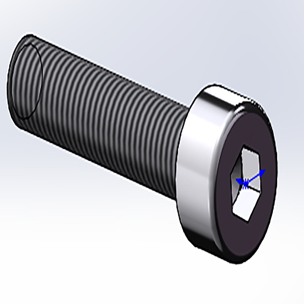SSA22V M4X12 58 Hex Socket Screw - High Strength Alloy Steel Fastener for Furniture, Machinery & Automotive Assembly