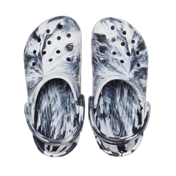 Classic Marbled Clog Shoes - Comfortable Non-Slip Garden Clogs for Women & Men - Perfect for Home, Beach, Pool & Outdoor Wear
