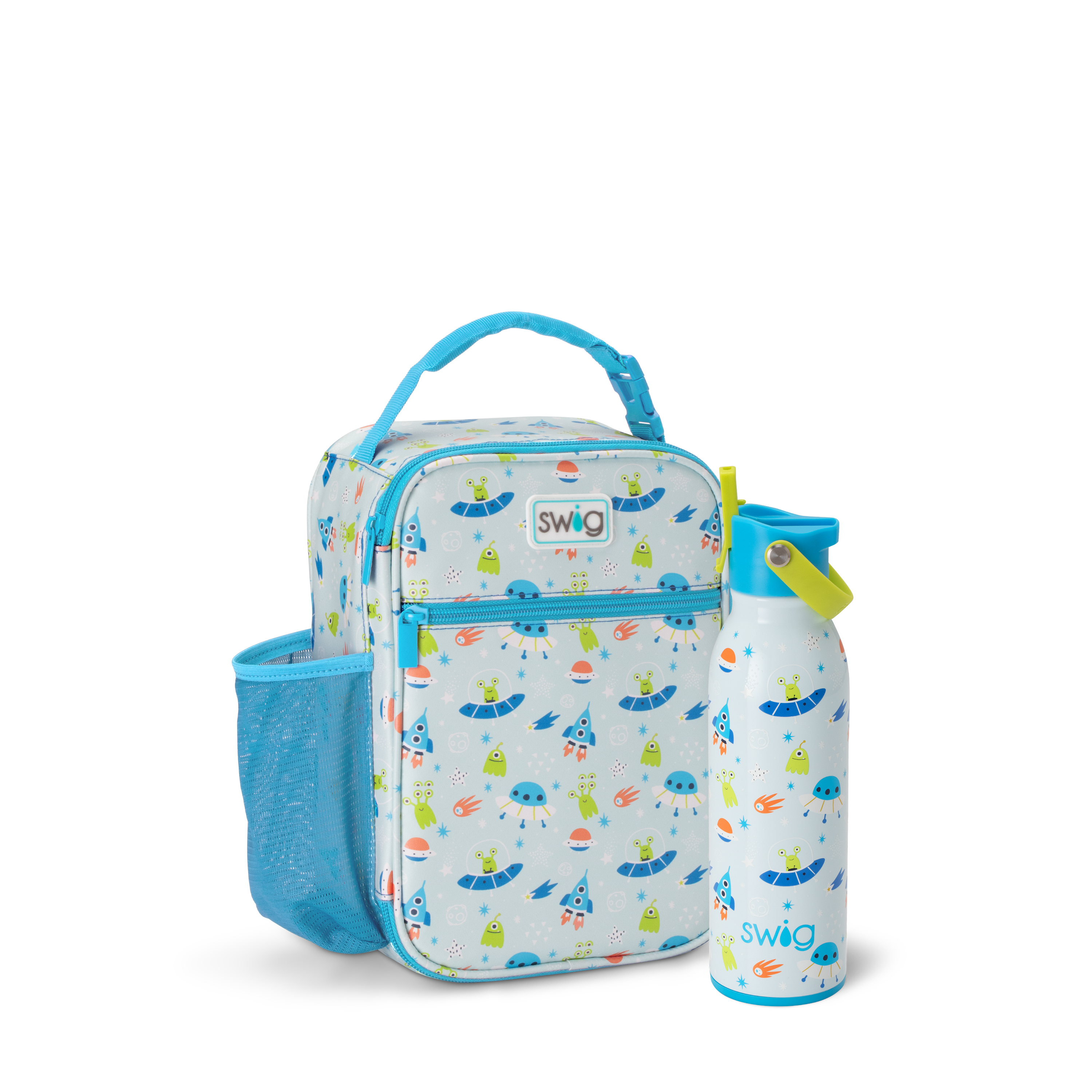 Space Camp Themed Lunch Box Set for Kids - Insulated Bento Box with Utensils & Carry Bag - Perfect for School, Picnics & Outdoor Adventures