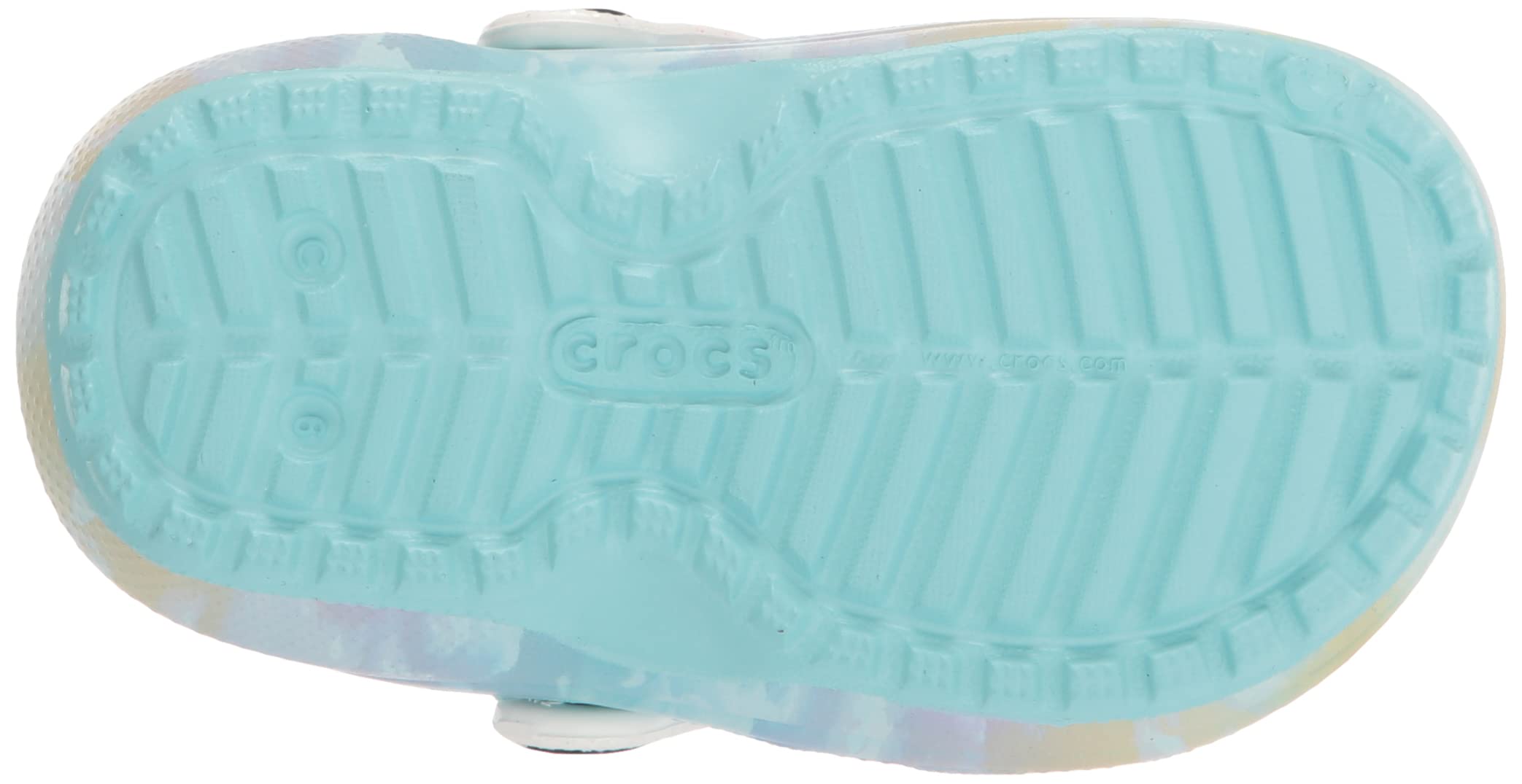 Crocs Kids Classic Marbled Tie Dye Lined Clogs - Unisex Slip-Resistant Comfort Shoes for Boys & Girls - Perfect for School, Play & Outdoor Activities
