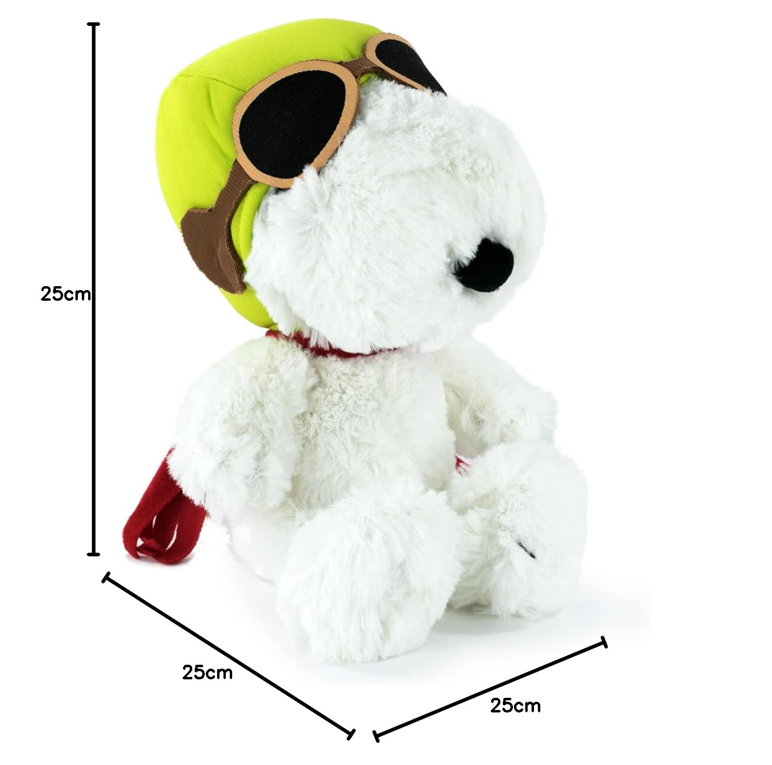 Play by Play Snoopy 25 cm Plush Stuffed Animal Toy - Soft Cuddly Dog for Kids, Collectors & Peanuts Fans | Perfect for Gifts, Bedroom Decor & Christmas Stocking Stuffers
