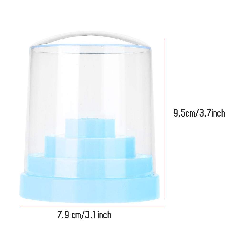 Professional Nail Drill Bit Holder Stand - Manicure Box Displayer for Store Grinding & Carving Tools (2#) - Polygel Form & Nail Drill Bit Organizer - Perfect for Salon, Nail Art Studio & Home Use